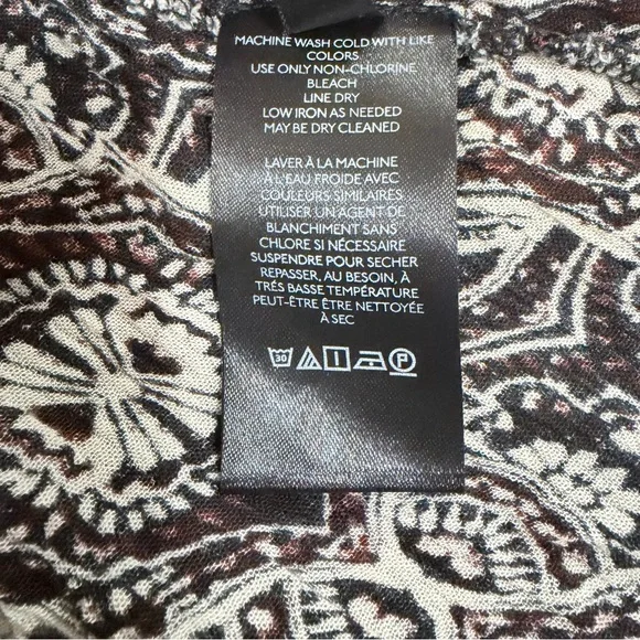 FREE PEOPLE Falling Into You Tunic Top Size Small Embroidered Ruffle Cuff Flowy - Picture 10 of 11